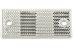 90x40 mm hvid refleks med huller
