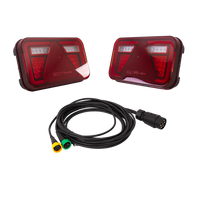 ASPÖCK MULTILED IV LED baglygter + ASPÖCK ledningsnet 4,5m 7-benet