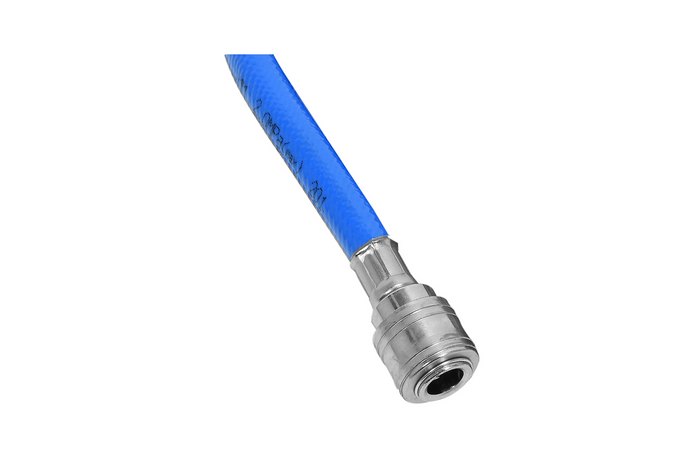 YATO YT-24224 forstærket PVC pneumatisk slange med hurtigkoblinger 10 mm × 10 m