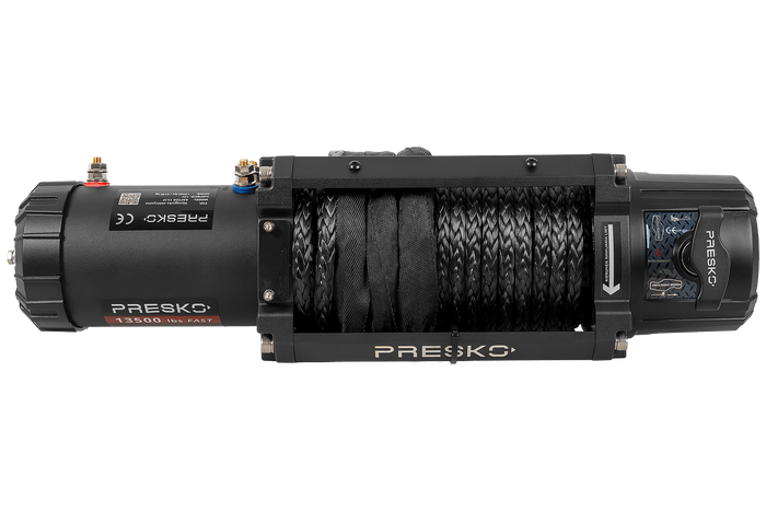 Elektrisk spil til PRESKO RAPTOR 13.5FS 12V 6130kg trailer med 24m reb