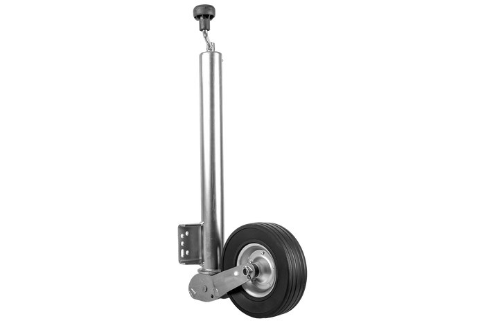 WINTERHOFF VK 60-BLH-255 SB automatisk støttehjul med håndtag 500 kg 60 mm 670-905 mm
