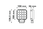 LED arbejdslampe spotlight LAYTZ LY7107 64xLED 6400lm firkantet