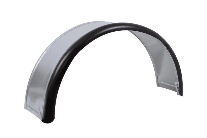 Trailerskærm 13-15" DOMAR DK7110 hjulkasse 820/240mm metal med gummikant