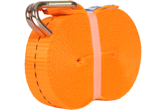 UNITRAILER 10m/25mm/1t orange transportbånd med strammer
