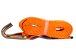 UNITRAILER 3m/50mm/5t orange transportbånd med strammer