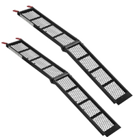 ProPlus 390094 foldbare ramper stål køreramper til trailere 203 cm 680 kg sæt med 2