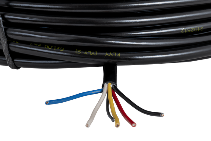 El-kabel HYBSZ YLY-S 5x1 femleder - 1m