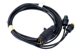 MANTES elektrisk installation trailer sele 4,1m 7PIN stik bajonetter 2x 5PIN