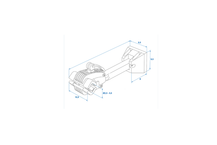 ProPlus 730914 foldbar vægmonteret cykelophæng