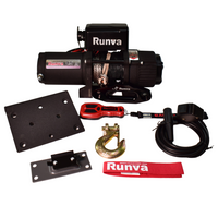 Elektrisk spil til trailer RUNVA EWP3500A 12V 1588kg med 12,8m reb