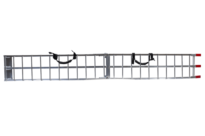UNITRAILER ALR002 foldbare ramper aluminiumsramper til trailere 221 cm 680 kg med rem, sæt med 2