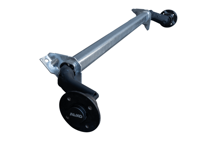 AL-KO OPTIMA ubremset aksel til bådtrailer 750kg 1070mm 1380mm 4x100